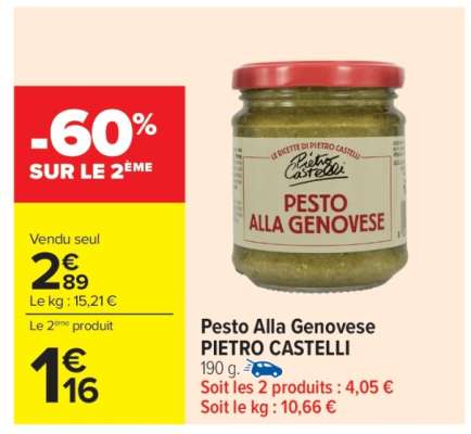 Pesto Alla Genovese PIETRO CASTELLI