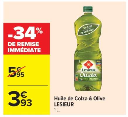 Huile de Colza & Olive LESIEUR