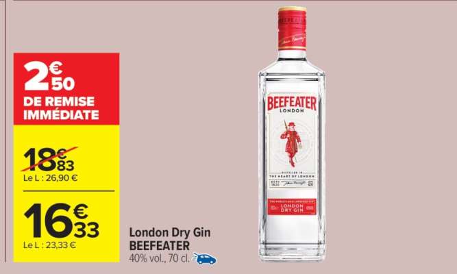 London Dry Gin BEEFEATER