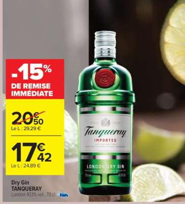 Dry Gin TANQUERAY