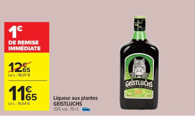 Liqueur aux plantes GEISTLUCHS