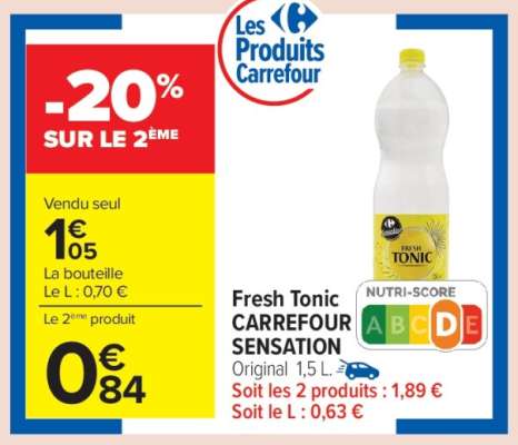 FRESH TONIC CARREFOUR SENSATION