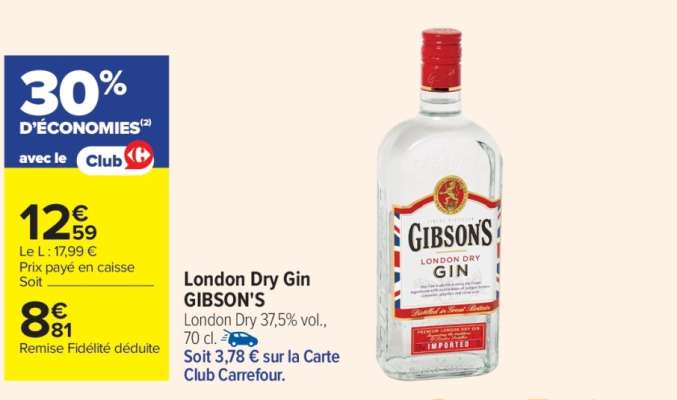 London Dry Gin "Gibson's"