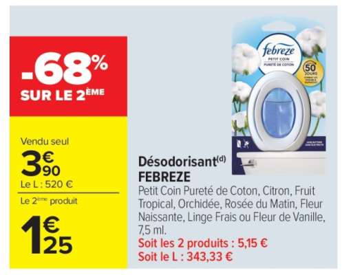 DÉSODORISANT FEBREZE