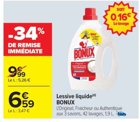LESSIVE LIQUIDE BONUX