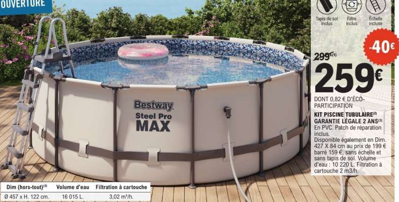 Kit Piscine Tubulaire