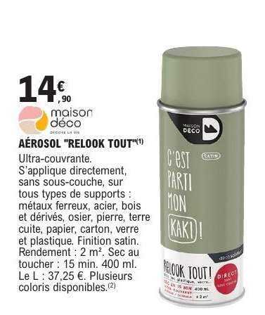 AÉROSOL "RELOOK TOUT"