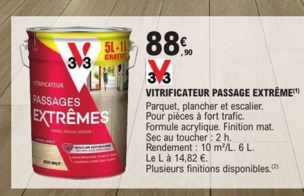 VITRIFICATEUR PASSAGE EXTRÊME