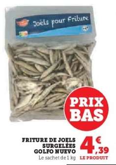 FRITURE DE JOELS SURGELÉES GOLFO NUEVO