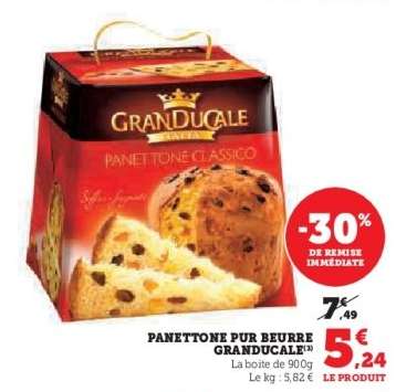 PANETTONE PUR BEURRE "GRANDUCALE"