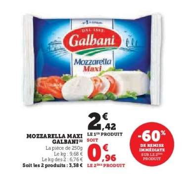Mozzarella Maxi Galbani