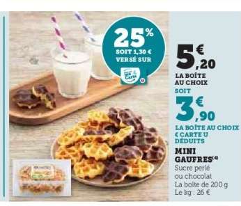 MINI GAUFRES
