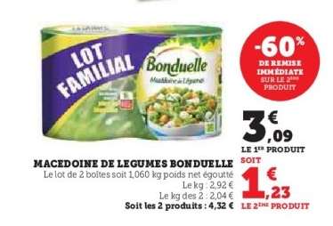 Macédoine De Légumes Bonduelle