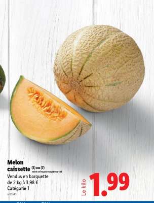 Melon caissette
