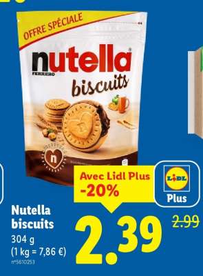 NUTELLA BISCUITS
