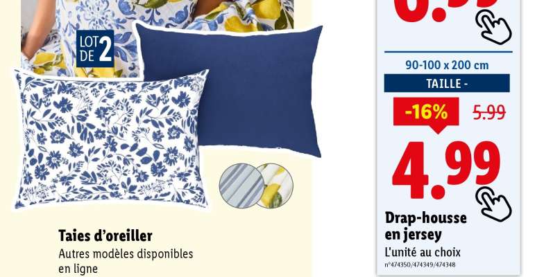 Drap-housse en jersey