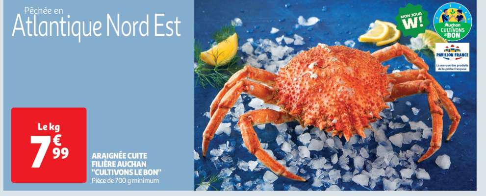 Araignée Cuite Filière Auchan "Cultivons Le Bon"