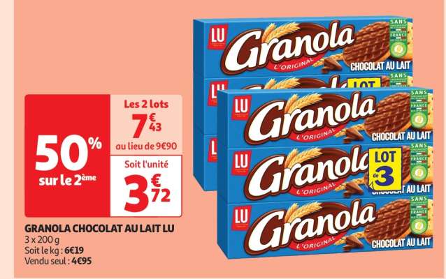Granola Chocolat Au Lait Lu