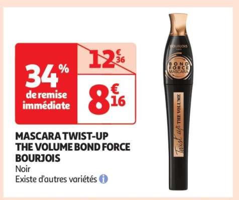 MASCARA TWIST-UP THE VOLUME BOND FORCE BOURJOIS