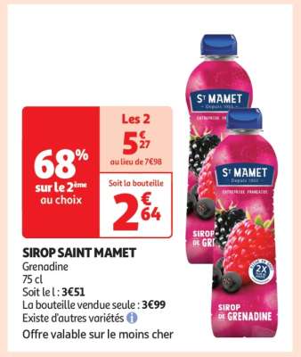SIROP SAINT MAMET
