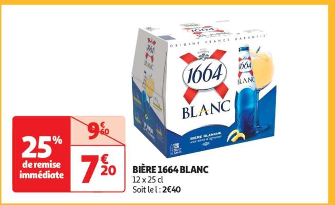 Bière 1664 Blanc