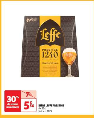 Bière Leffe Prestige