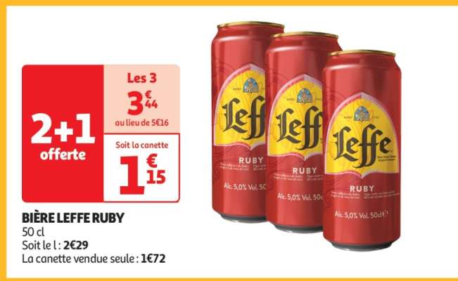 Bière Leffe Ruby*