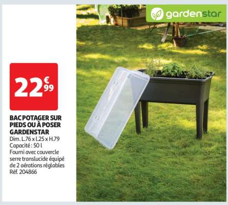 Bac Potager Sur Pieds Ou À Poser Gardenstar
