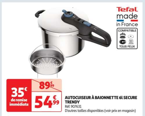 AUTOCUISEUR À BAIONNETTE 6L SECURE TRENDY