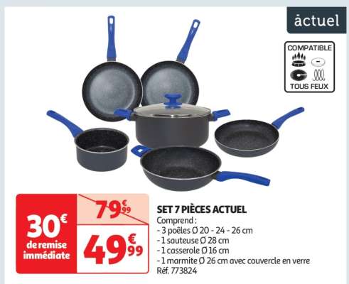 SET 7 PIÈCES ACTUEL