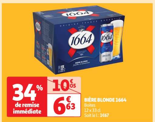 Bière Blonde 1664