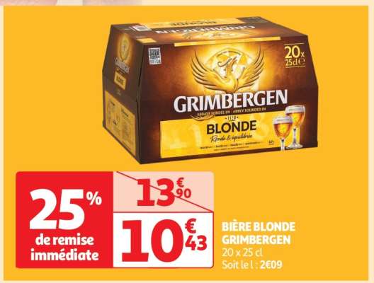 Bière Blonde Grimbergen*
