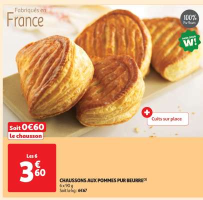 Chaussons Aux Pommes Pur Beurre