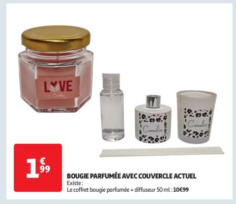 Bougie Parfumée Avec Couvercle Actuel