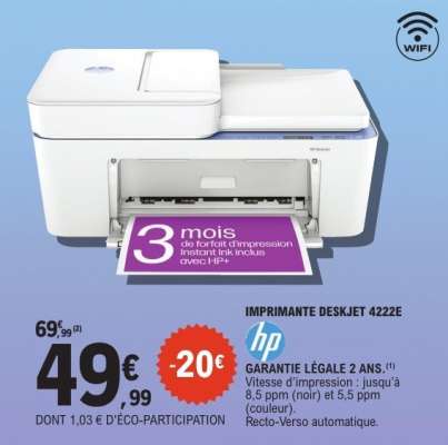 IMPRIMANTE DESKJET 4222E