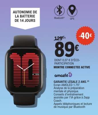 Montre Connectée Active