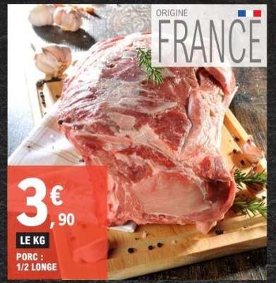 Porc : 1/2 Longe