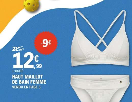 HAUT MAILLOT DE BAIN FEMME