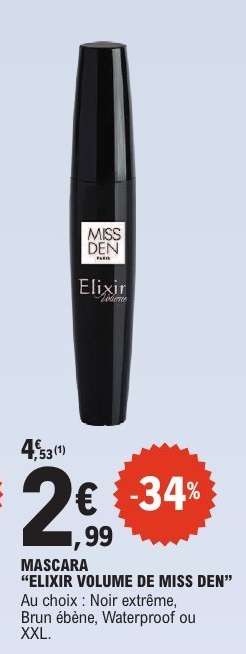 MASCARA "ELIXIR VOLUME DE MISS DEN"
