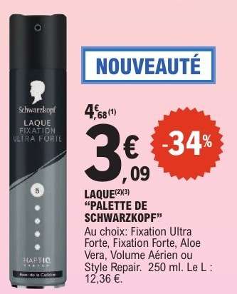 LAQUE “PALETTE DE SCHWARZKOPF”