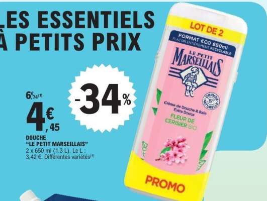 DOUCHE “LE PETIT MARSEILLAIS”