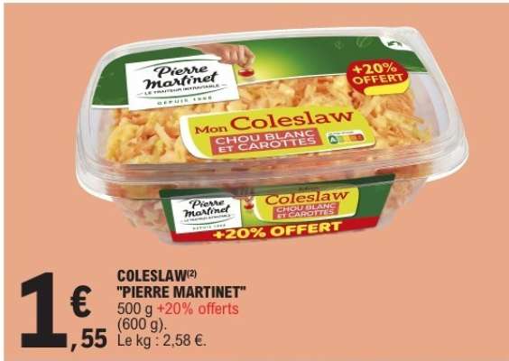 COLESLAW "PIERRE MARTINET"