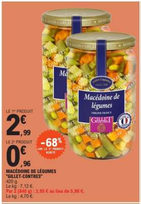 Macédoine de légumes "Gillet-Contres"