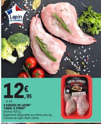 4 Cuisses de Lapin 'LOEUL & PIRIOT'
