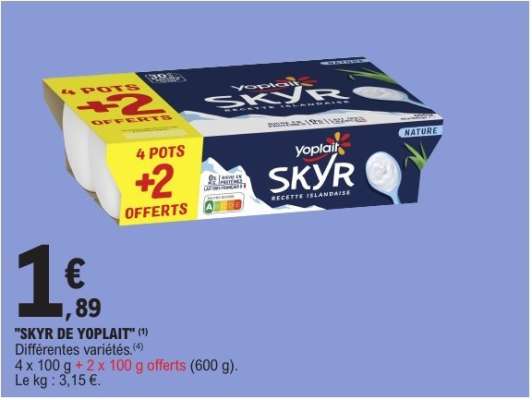 SKYR DE YOPLAIT