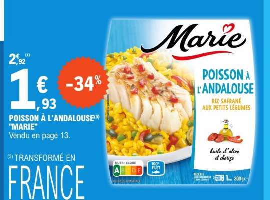 Poisson à l'andalouse "Marie"