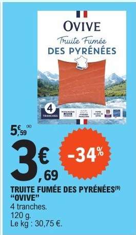 Truite Fumée Des Pyrénées Ovive