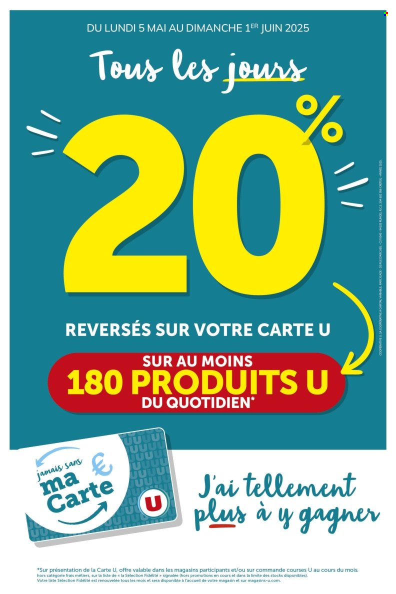 Catalogue Magasins U - 05.05.2025 - 01.06.2025. 