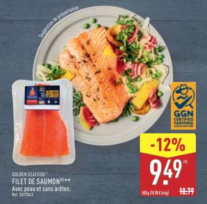 GOLDEN SEAFOOD FILET DE SAUMON