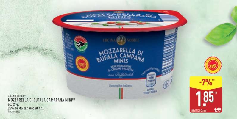 MOZZARELLA DI BUFALA CAMPANA MINI